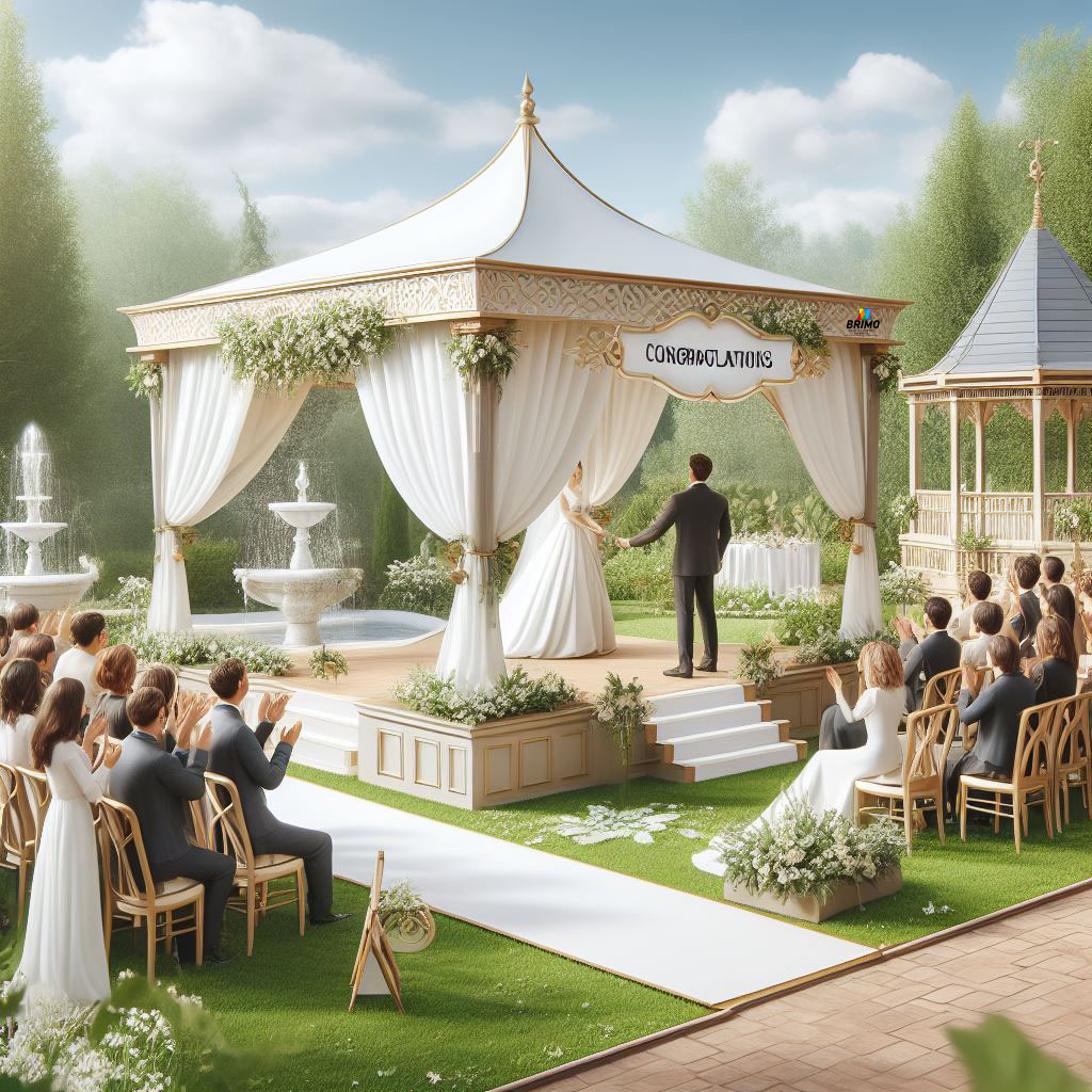 Tente pliante pour conférences